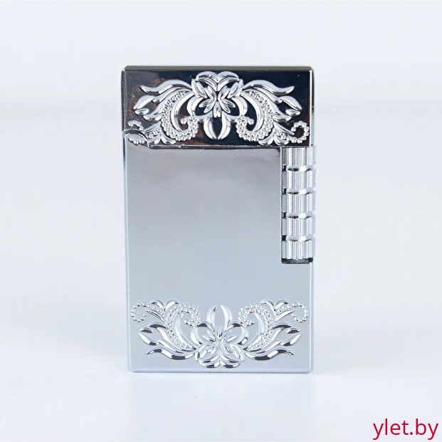 Зажигалка газовая турбо Draft Серебро