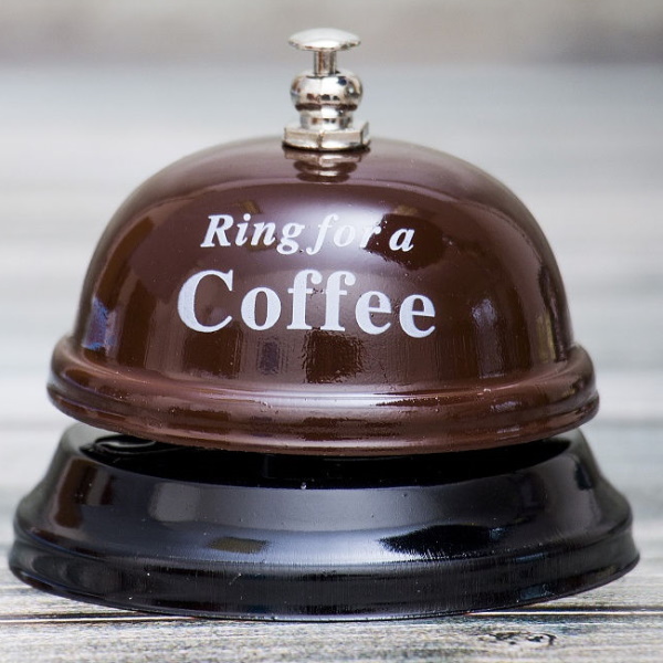 Звонок настольный Ring for a Coffe
