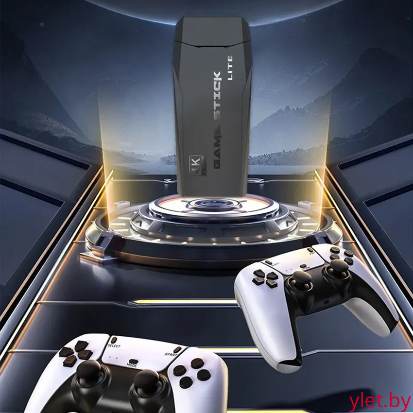 Игровая приставка Game Stick M8S 20000 игр + 2 беспроводных джойстика