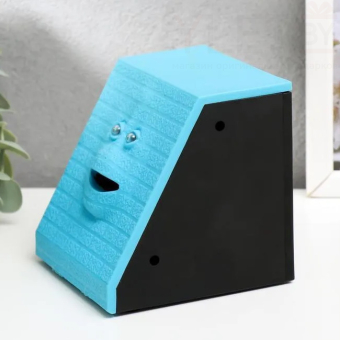 Копилка Жующая монеты, Голубая