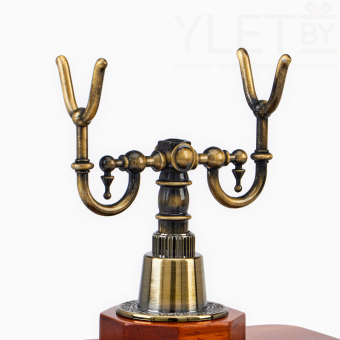 Ретро-телефон «Строгий», шкатулка, 17×17×26 см, дерево