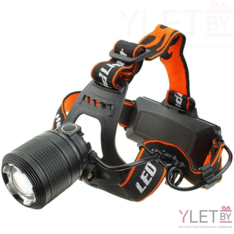 Фонарь налобный светодиодный BL-2199-2 (белый + красный свет) с зумом