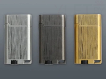 Зажигалка LIGHTER Турбо+обычное пламя ЗОЛОТО