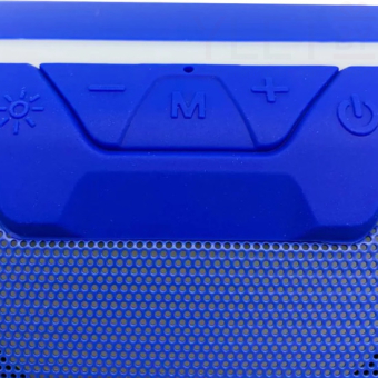 Беспроводная bluetooth колонка TG-143 с подсветкой Синяя