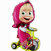 Шар (38"/96 см) Фигура, Маша на велосипеде