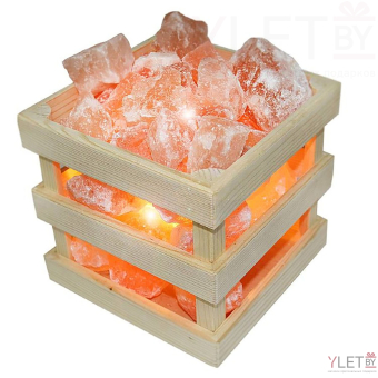 Солевая лампа "Куб абажур" (4 кг)