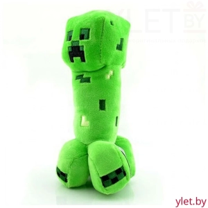 Майнкрафт (Minecraft) Мягкая игрушка "Крипер" (Creeper), 25,5 см