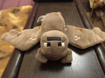 Майнкрафт (Minecraft) Мягкая игрушка "Летучая мышь", 18 см