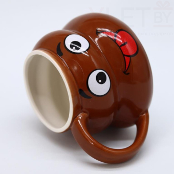 Кружка «Goofy poop», brown (500  ml)