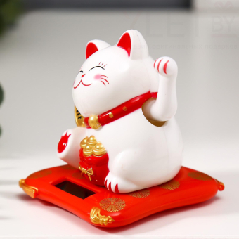 Маятник настольный "Кот баюн на коврике", пластик, 7.5×6.5×6.8 см