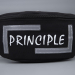 Сумка поясная"Principle" на молнии, 35*12*5 см, светотражающие элементы, черный