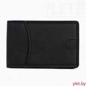 Зажим для купюр, карт, картхолдер, портмоне, чёрный