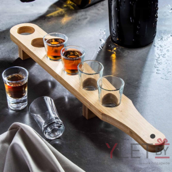 Набор шотов на подставке, 6 шт