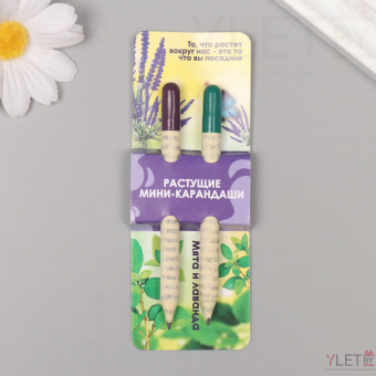 Растущие карандаши подарочные «Мята и Лаванда» 2 шт.№2