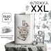 Фляжка XXL «У хорошего человека», 1920 мл, серебристая Фляжка XXL «У хорошего человека», 1920 мл, серебристая