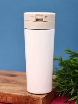 Термокружка «Love you more day by day», white (500 мл)