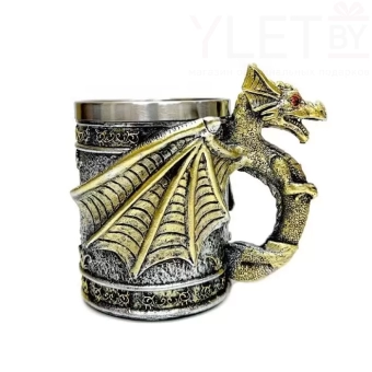 Кружка "Дракон №8281"(металл внутри)