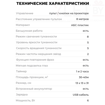 Проектор звездного неба Инопланетянин