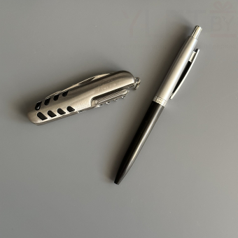 Подарочный набор "Самому сильному и надежному" горы (Ручка, мультитул)