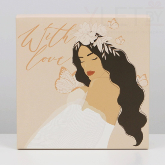 Коробка складная Girl 17 х 17 х 7 см