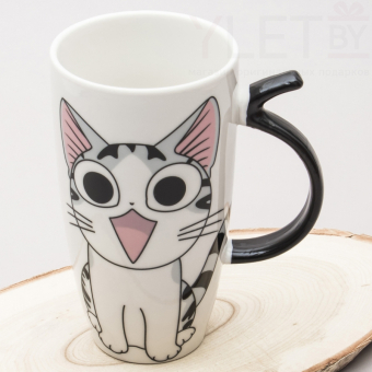 Кружка Кот Мультик №3