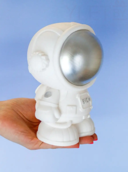 Копилка «Astronaut», silver, (18 см), пластик