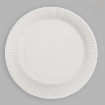 Тарелка бумажная С Днём рождения, Свечи и звёзды, набор 6 шт, 18 см