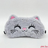 Маска для сна "Happy cat", gray