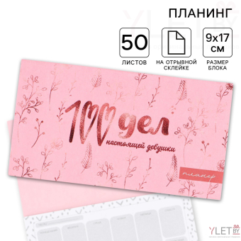 Планер с отрывными листами «100 дел», 50 листов