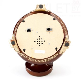 Ретро-телефон «Альсено», громкая связь, выложенный лаврами, 23×26 см