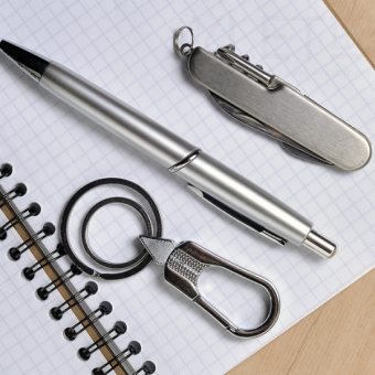 Подарочный Набор 3 в 1. Ручка, брелок, нож. D-5