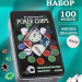 Набор для покера 100 фишек с номиналом Набор для покера 100 фишек с номиналом