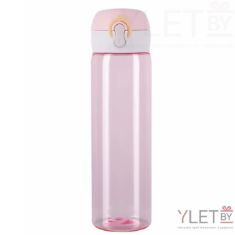 Бутылка для воды Water Bottle Розовая, 520 мл