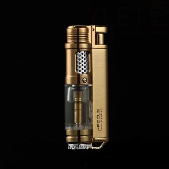 Зажигалка газовая турбо Power Золото