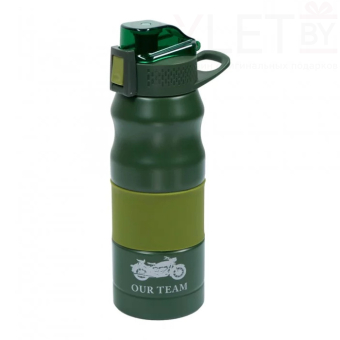 Термокружка хаки 380 мл Темный