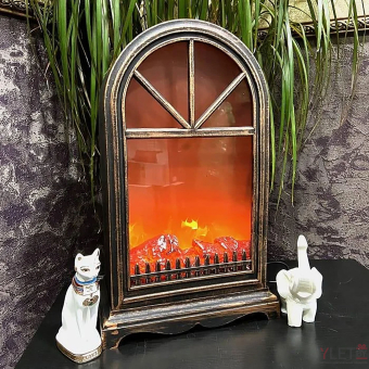 Светильник декоративный большой "Камин полукруглый"