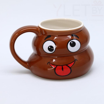 Кружка «Goofy poop», brown (500  ml)