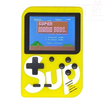 Игровая приставка SUP Game box Plus 400 игр в 1 с джойстиком Желтая