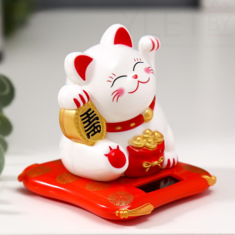 Маятник настольный "Кот баюн на коврике", пластик, 7.5×6.5×6.8 см