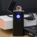 USB Зажигалка Lighter сенсорная полуокруглый экран Черная USB Зажигалка Lighter сенсорная полуокруглый экран Черная