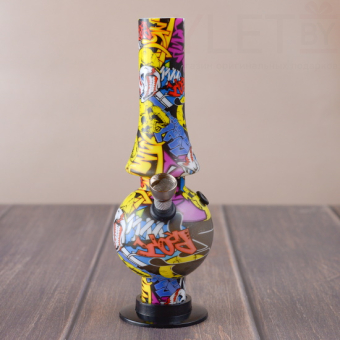 Бонг акриловый расписной 20 см FDY