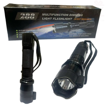 Фонарь с электрошокером и лазером