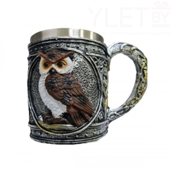 Кружка "Сова" (металл внутри)