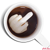 Кружка Up your mug, средний палец
