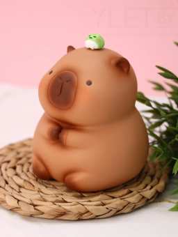 Копилка капибара "Capybara Frog Friend"