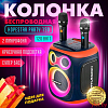 Портативная колонка Hopestar Party 130 120W с двумя микрофонами Синяя