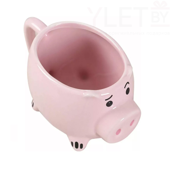 Кружка "Розовая свинка"