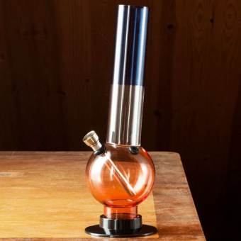 Бонг 25 см радужный FMC 09