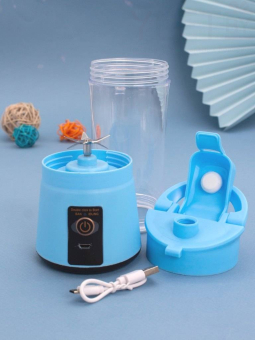 Блендер портативный "Juicy", blue, USB, (24*8 см)