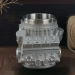 Кружка для напитков "Двигатель V8 " серебристый (металл внутри) Кружка для напитков "Двигатель V8 " серебристый (металл внутри)